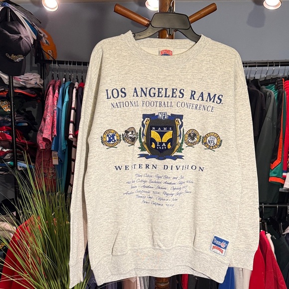 Los Angeles Rams Vintage Gray Sweater